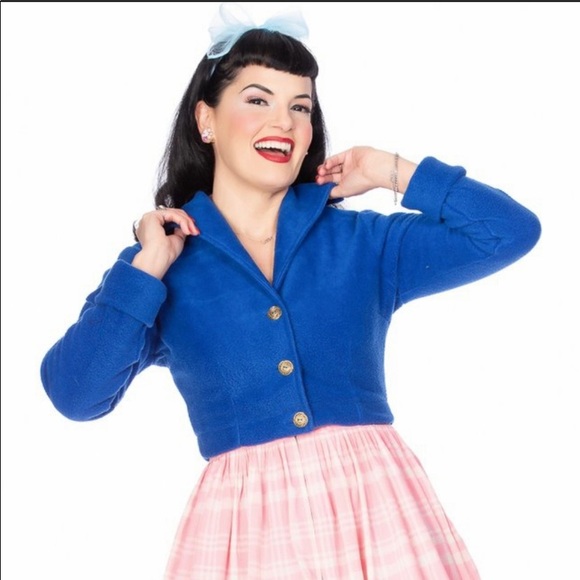 Bernie Dexter Jackets & Blazers - Bernie Dexter siren bolero in royal blue sz L